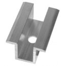 Middle clamp universal silver ALU