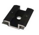 Middle universal clamp 41x50 with grounding pins black