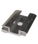 Middle universal clamp 41x50 with grounding pins silver
