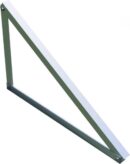 Mounting triangle vertical 15 degrees ALU Set