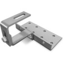 Roof hook type VARIO 2x adjustable 150 mm A2