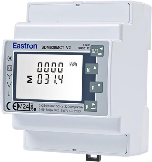 EASTRON SDM630MCT 3-fazowy Licznik energii dedykowany do DEYE